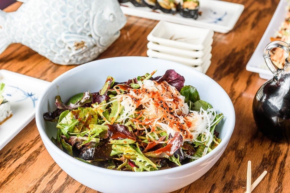 Spicy Seafood Salad (Hwe Muchim) •.