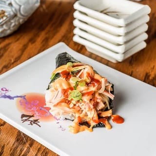 Spicy Crab Handroll •
